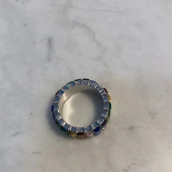 Mure + Grand NYC Rainbow Baguette Ring - Picture 3 of 7